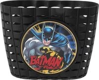 Tataway DC Comics Batman Fahrradkorb f&uuml;r Kinder, Schwarz, Gelb, Superhelden,