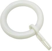 GARDINIA Gardinenringe, &Oslash; 28 mm, Kunststoff, Wei&szlig;, 10 St&uuml;ck | Mit...