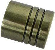 Endst&uuml;ck Zylinder f&uuml;r &Oslash; 16 mm Messing-antik 2,6