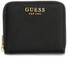 Guess Damen Zip-Around Geldb&ouml;rse Danielle SLG Small Schwarz | ikonisches Guess