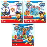 PAW Patrol - Spielb&uuml;ndel mit Jumbo Karten - Pop-Up Spiel und 24-teiliges Puzzle