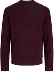 JACK & JONES Male Strickpullover Einfarbig Strickpullover | Relaxed Fit, Einfarbig,
