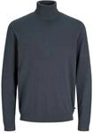 JACK & JONES Male Rollkragenpullover Einfarbig Rollkragenpullover