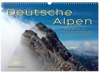 Kalender 2027 &middot; Deutsche Alpen, eine Reise von Lindau am Bodensee bis 