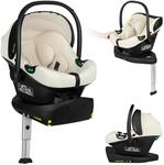 Lionelo Astrid i-Size Set Plus Babyschale mit 180&deg; ISOFIX-Basis 40&ndash;87 cm | 180&deg;