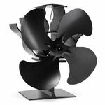 Relaxdays Kaminventilator, HBT 19x17,5x11,5cm, schwarz | w&auml;rmebetrieben, ohne...