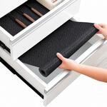 Relaxdays Schubladenmatte, 50 x 600 cm, schwarz | zuschneidbar, Antirutschmatte,
