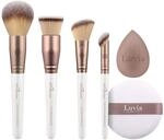 Make-up Pinselset Complete Face | Vegane Schminkpinsel f&uuml;r Powder, Buffer, Blush &