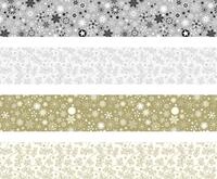 Faltstreifen-Set f&uuml;r Fr&ouml;belsterne | 1,5&times;45 cm, 120 g/m&sup2;, silber/gold