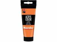 Marabu 12010050013 - Acryl Color orange 100 ml, cremige Acrylfarbe auf...