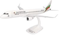 Herpa SnapFit Bulgaria Air Embraer E190 Modellflugzeug | 1:100, ohne Kleben,