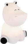 EGLO LED Nachtlicht Castellino, Akku Tischlampe Nilpferd | Kinderzimmer Deko...