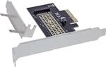 InLine PCI Express Karte zu 1x intern NVMe M.2 Key M, PCIe x4, 76660V