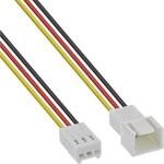 InLine L&uuml;fterkabel Verl&auml;ngerung 3pol Molex Stecker auf Buchse mit