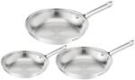 Tefal Duetto On, B866S334 Pfannen-Set, 20/24/28 cm, hochwertiger Edelstahl, 10...