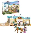 PLAYMOBIL hi! | Ready-to-Play Set Reiterhof | Interaktives Spielset mit...