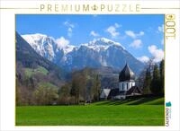Puzzle &middot; Ein Motiv aus dem Kalender Wandern am K&ouml;nigssee | Bergkirche in