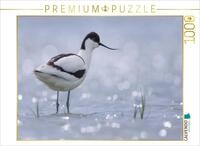 Puzzle &middot; S&auml;belschn&auml;bler (Recurvirostra avosetta | 1000 Teile &middot; Lege-Gr&ouml;&szlig;e 64 &times;