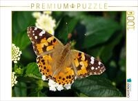 Puzzle &middot; Distelfalter | 1000 Teile &middot; Lege-Gr&ouml;&szlig;e 64 &times; 48 cm &middot; CALVENDO Puzzle