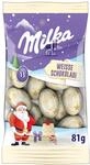 Milka Weihnachts-Kugeln Wei&szlig;, Ideal f&uuml;r die Festtage, 81 g | Zarte wei&szlig;e