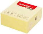Kores N46074 Haftnotizen Notes W&uuml;rfel, 75 x 75 mm 400 Blatt, gelb