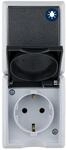 REV AquaForm, Steckdose - A/W Schalterkombi, IP44, einpolig, Aufputz,...