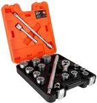 Bahco 3/4 Zoll Vierkant 22 &rarr; 50mm 6-Punkt Standard-Steckschl&uuml;sselsatz...