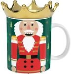 Sheepworld Tasse mit Krone Motiv Nussknacker | Kaffeetasse, Porzellan, 35 cl,...