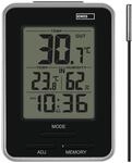 EMOS Digitales Thermometer mit Au&szlig;ensensor, Innen- und Au&szlig;enthermometer und