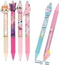 Online magiXX, 6x Radierstift Fun Girls I Gelschreiber blau radierbar mit 0,7mm