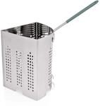 WAS 2143 361 Edelstahl Viertelkocheinsatz f&uuml;r Pasta, 19cm Hohe