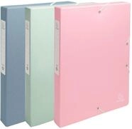 Exacompta 8x Archivboxen Autentik mit Gummizug A4 R&uuml;cken 4 cm