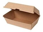 GREENBOX Take Away Kraftkarton Box 50 St&uuml;ck I robuste Fast Food Boxen mit hohem