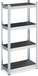 Relaxdays Schwerlastregal, HxBxT: 120 x 60 x 30 cm, 700 kg, verzinkter Stahl,