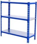 Simon Rack Metallregal 1000x900x300 mm - Simonclick | 3 H&ouml;hen, Metallablage,