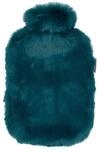 Fashy W&auml;rmflasche 2,0 Liter mit extra softem Flauschbezug, teal | Extra softer