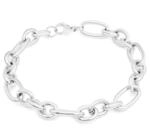 Tamaris Schmuck f&uuml;r Damen aus Edelstahl, Chunky Glieder Armb&auml;nder in...