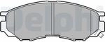 Delphi LP1010 Bremsbelag - (4-teilig) | Kompatibel mit: MITSUBISHI DELICA /...