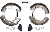 HELLA 8DB 355 004-141 Bremsbackensatz - R0580 - f&uuml;r u.a. FORD | Kompatibel mit: FORD