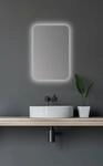Talos Spiegelschrank Bad Mit Beleuchtung Oval 40 x 60 cm - Badezimmer Mit