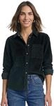 Street One Damen Langarm Hemdbluse mit Cordmix