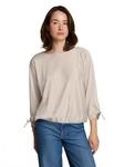 Loose Fit Longsleeve mit Streifen & Raffarm