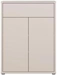 Forte Alice Springs Schuhschrank 70 80, moderner Schuhschrank mit 2 T&uuml;ren und 1