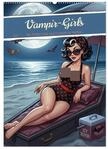 Vampir-Girls (Wandkalender 2027 DIN A2 hoch), CALVENDO Monatskalender: Wo...
