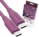 InLine Colour your Charge USB C Kabel 100W, PD Schnellladekabel, Silikon...