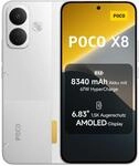 Xiaomi Poco X8, Smartphone 12+256 GB, Wei&szlig;, 8340mAh Akku, 67W Laden 