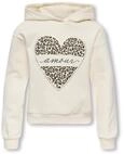ONLY Kids Kogcooper Life Heart Ls Hoodie SWT Noos