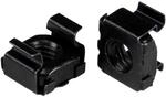 StarTech.com M5 K&auml;figmuttern, 50er Pack, Schwarz, M5 Muttern f&uuml;r Server Racks...
