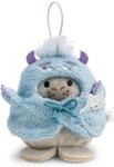 NICI Set Kuscheltier Robbe Yuki 8cm mit Schneeflocke & Yetikost&uuml;m - 63425 |...