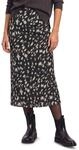 Street One Damen Midirock aus Mesh mit Raffung